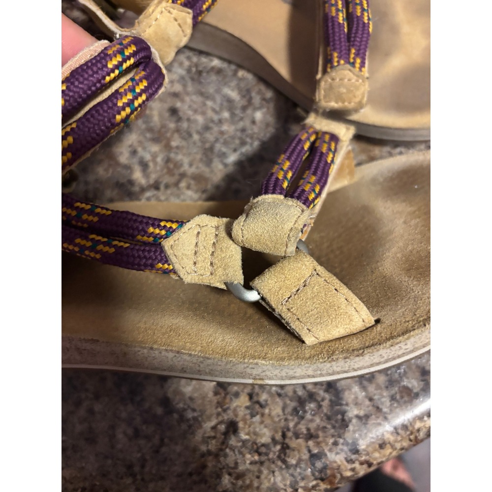 Teva Alp Premier Sandals Womens 8 Purple Cord Suede Strappy Outdoor 1015469 - Picture 10 of 12